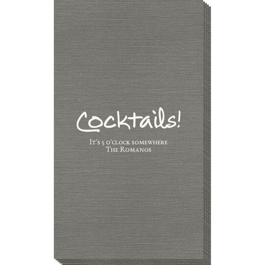Studio Cocktails Bamboo Luxe Guest Towels